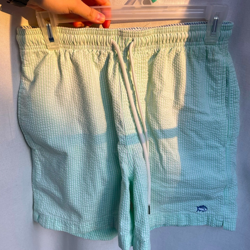 Southern Tide Seersucker Men’s Swim Trunks